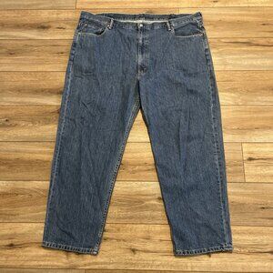 Men's Levis 550 Relaxed Fit Denim Jeans SZ 50x32 Blue Modern Red Tab Cotton